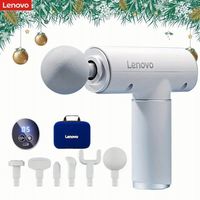 Masażer Pistolet Masujący LENOVO Fascia Gun N2 6 Końcówek 1800mAh Biały