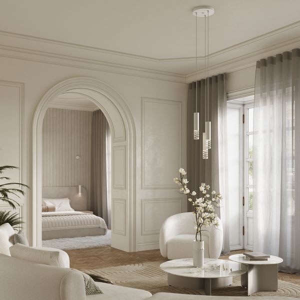 Lampa wisząca LAMI 2 biały zdjęcie 12