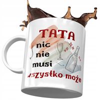 Kubek Dla Taty Ojca Na Dzień Taty Na Prezent Z Nadrukiem Ze Zdjęciem