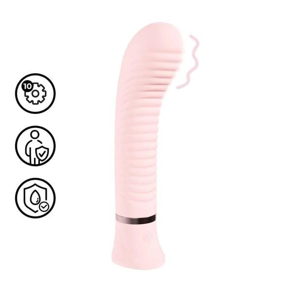 Divine - Ribbed G-Spot Vibe - Pink zdjęcie 5