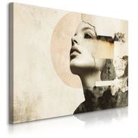 Obraz Canvas Do Sypialni Nowoczesny Portret Kobiety Abstrakcja 90cm x 60cm