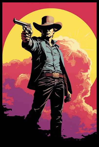 Plakat 40x60cm Strzelec z Epoki zdjęcie 2