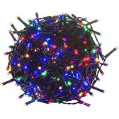 LAMPKI CHOINKOWE MOCNE MULTIKOLOR 100 LED DŁUGIE