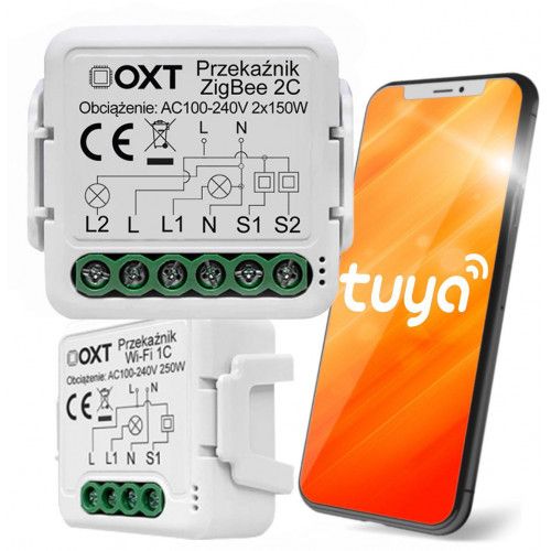 Moduł OXT mini 2 obwody ZigBee Tuya na Arena.pl