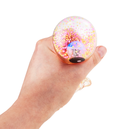 GNIOTEK ANTYSTRESOWY OŚMIORCNICA ŚWIECĄCY LED Z KULECZKAMI ROZCIĄGLIWY na Arena.pl