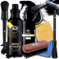K2 APC PĘDZELEK SZCZOTKA UNIWERSALNY DETAILING CZYSZCZENIE MYCIE SAMOCHODU