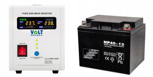 UPS VOLT SINUS UPS 500 + 40Ah (300/500W) na Arena.pl