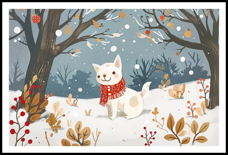 Plakat 91,5x60cm Śnieżny Kompan zdjęcie 3