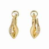 kolczyki pączek kwiatu (p15/sm/10au)