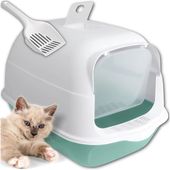 KUWETA DLA KOTA DUŻA SOLIDNA WYTRZYMAŁA ZAMKNIĘTA NA ŻWIREK FILTR ŁOPATKA