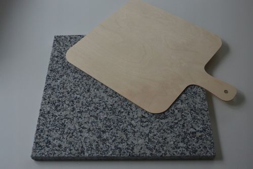 KAMIEŃ do Pizzy Grilla 37x35 Granitowy + ŁOPATKA na Arena.pl