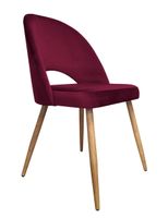 Krzesło Polo noga dąb MG02 śliwka