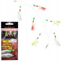 Zestaw Śledziowy Makrela przywieszka 6 x hak nr 10 SABIKI Extra Strong Hook