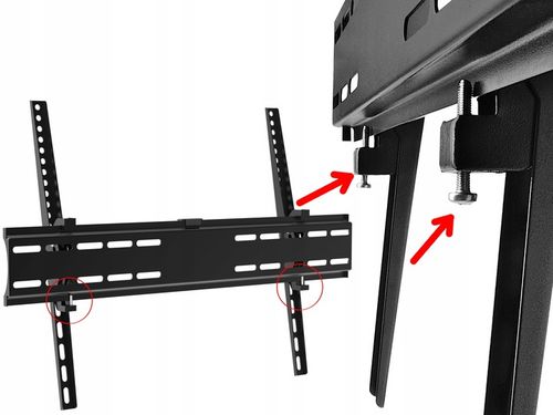 Uchwyt do telewizora 32-85 cali wieszak TV uniwersalny extra mocny do 40kg na Arena.pl