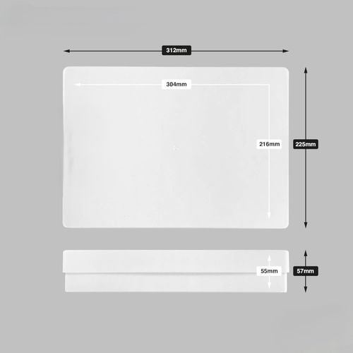 Organizer Na Dokumenty A4 Pojemnik Z Pokrywką Zamykany 3.6L Zestaw 5 Sztuk na Arena.pl
