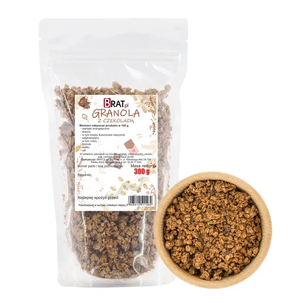 Granola z czekoladą 300g zdjęcie 1