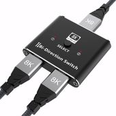HDMI Switcher Splitter 8K – przełącznik dwukierunkowy HDMI 2.1 240Hz