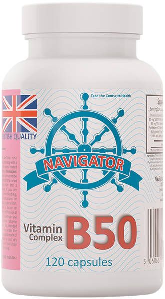 NAVIGATOR Witamina B50 120 kapsułek zdjęcie 1