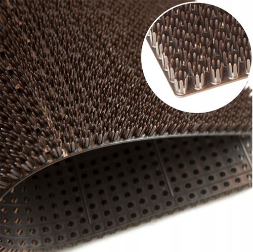 WYCIERACZKA igłowa SZTUCZNA TRAWA 40x60 cm brązowa FUNKCJONALNA i TRWAŁA na Arena.pl