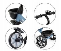 Rowerek Trójkołowy dziecięcy biegowy +2 lata Milly Mally Bobby NIEBIESKI