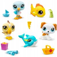 Littlest Pet Shop Zestaw Plaża 5 figurek