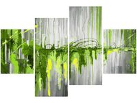 OBRAZ GREEN WATERFALL ZIELONY WODOSPAD