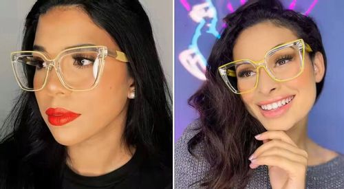 SOLIDNE Damskie Okulary Zerówki do KOMPUTERA Blue Light OPRAWKI Teleskopy na Arena.pl