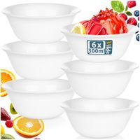 6x Miska MISECZKA salaterka na surówki przekąski przystawki desery 300 ml