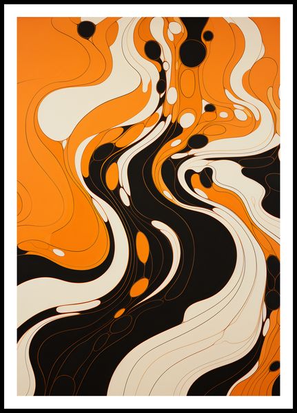 Plakat 68x98cm Tańczący Atrament zdjęcie 3