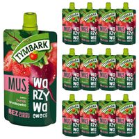 Tymbark Mus jabłko burak truskawka 100 g x 12 sztuk