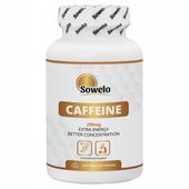 Kofeina 200 mg 200 Tab – Energia, Skupienie, Pobudzenie – Caffeine Sowelo