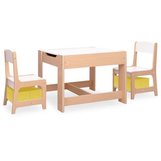 Stolik dla dzieci z 2 krzesłami, MDF