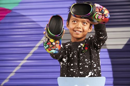 Crocs Ocieplane Dziecięce Chodaki Baya Lined Glitter 207656 Clog 32-33 na Arena.pl