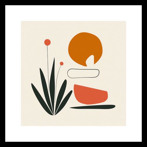 Plakat 30x30cm Abstrakcyjny Zen na Arena.pl