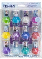 KRAINA LODU DUŻY ZESTAW 12 LAKIERÓW DO MALOWANIA PAZNOKCI NA PREZENT+GRATIS