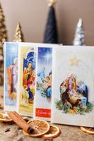 OPŁATKI WIGILIJNE: 3SZT DUŻE + 2MAŁE + FOLIA 10szt