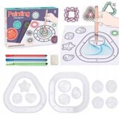 SPIROGRAF ZESTAW DLA DZIECI DO RYSOWANIA I KREATYWNEJ EDUKACYJNEJ ZABAWY