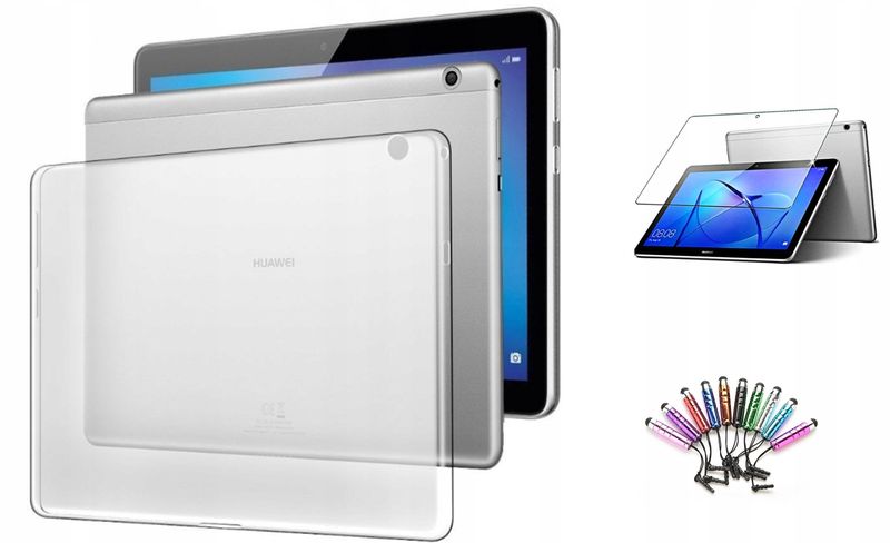 ETUI DO HUAWEI MEDIAPAD T3 10 9.6 + SZKŁO + RYSIK zdjęcie 1