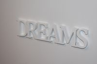 Napis 3D DREAMS