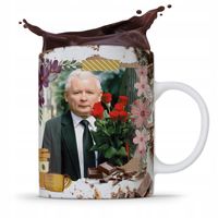 Kubek Full Print Prezesa Jarosław Kaczyński Pis Z Nadrukiem Ze Zdjęciem