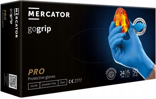 rękawice nitrylowe 50 szt. 9-l gogrip blue na Arena.pl