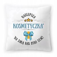 Poduszka Dla Kosmetyczki Na Urodziny Prezent Z Nadrukiem Ze Zdjęciem