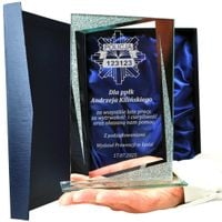 STATUETKA SZKLANA  „LUSTRO” w Etui – 0097D (POLICJA)