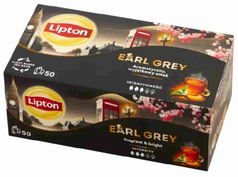 LIPTON Herbata Earl Grey 50tb zdjęcie 1