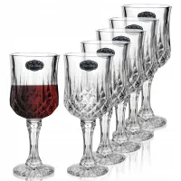 KIELISZKI DO WINA CZERWONEGO BIAŁEGO ESPERIA 230 ML KPL 6SZT FESTA ITALIA