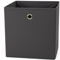 Organizer Tekstylny Pudełko na Zabawki Bieliznę do Regału 32,5x30 cm Szary