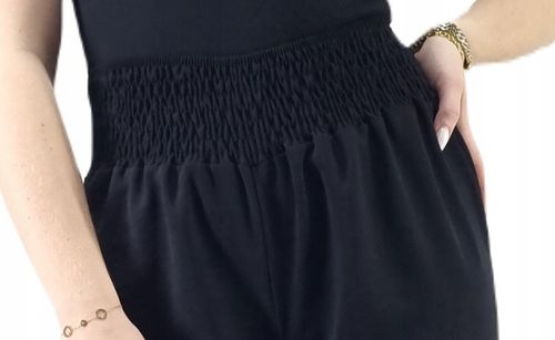 SZEROKIE luźne SPODNIE damskie KULOTY proste KOLORY na Arena.pl