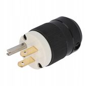 WODOODPORNA WTYCZKA AMERYKAŃSKA 15A 125V