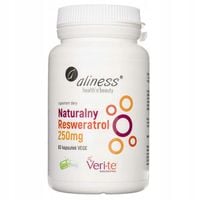 Aliness Naturalny RESWERATROL 250 g układ krążenia 60k vege