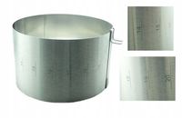 RANT OPASKA DO PIECZENIA REGULOWANA TORTOWNICA FORMA PODZIAŁKA 14-20 H12cm